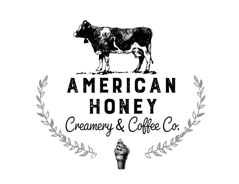 American Honey Creamery and Coffee Co. logo