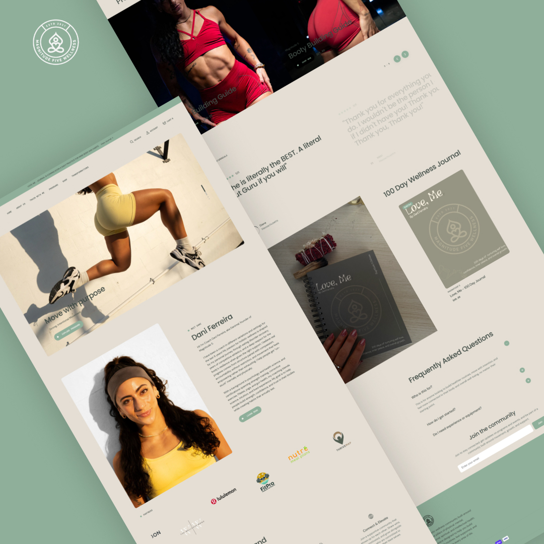 Magnitude5 website shown across multiple screen sizes